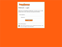 Tablet Screenshot of oldwebmail.supanames.co.uk